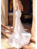 Sexy Ivory Lace Tulle Long Train Wedding Dress Sexy Ivory Lace Tulle Long Train Wedding Dress